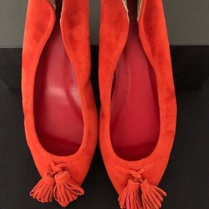 J Crew Tassel Ballet Flats